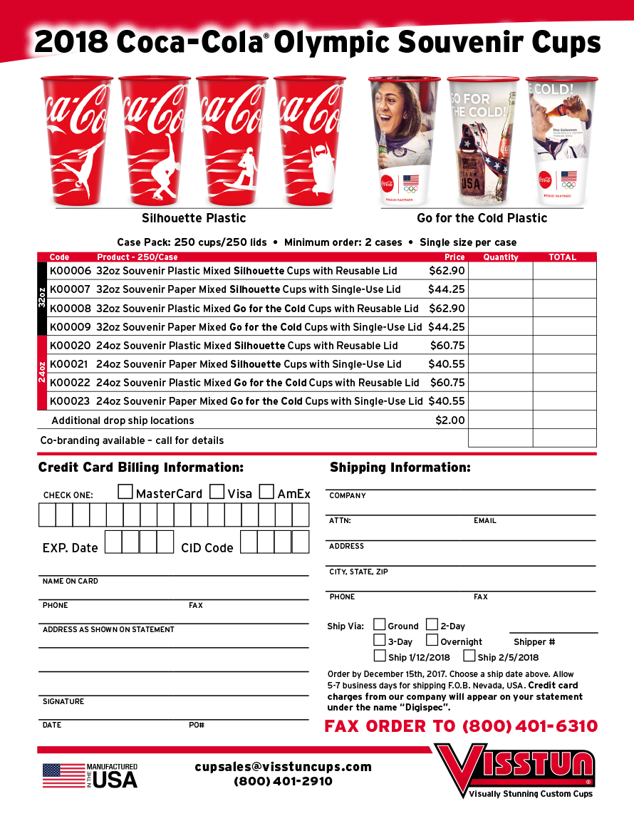 Coca-Cola Olympics Cups